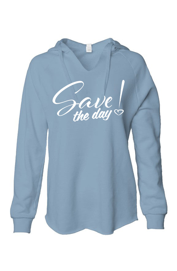 Save the Day Women's Lightweight Wash Hooded Sweat
