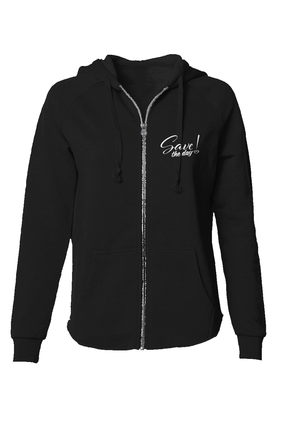 Lady Luck Save The Day Women s Lightweight Wash Zip Hoodie