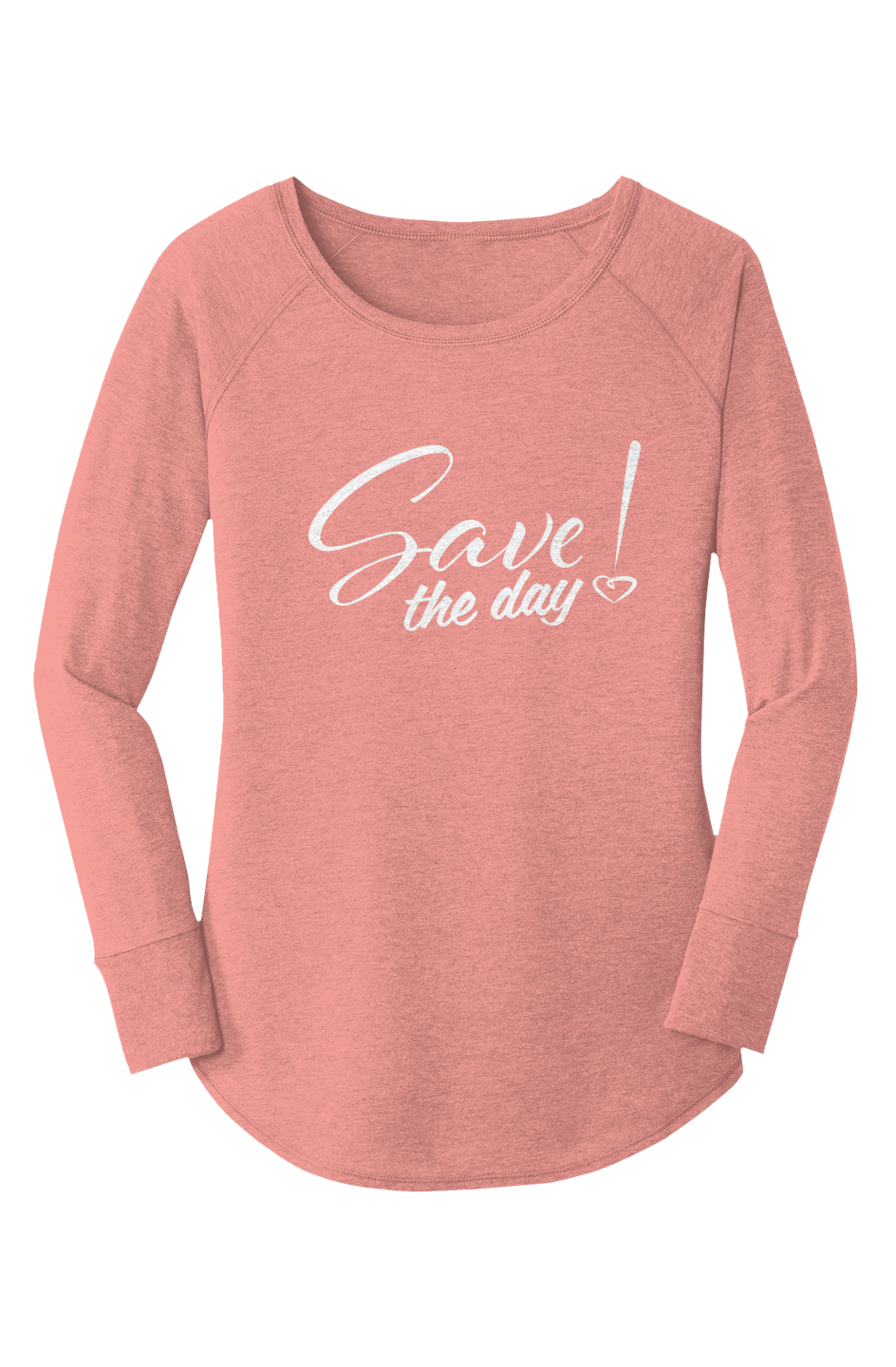 Lady Luck Save The Day Perfect Tri Long Sleeve Tunic Tee