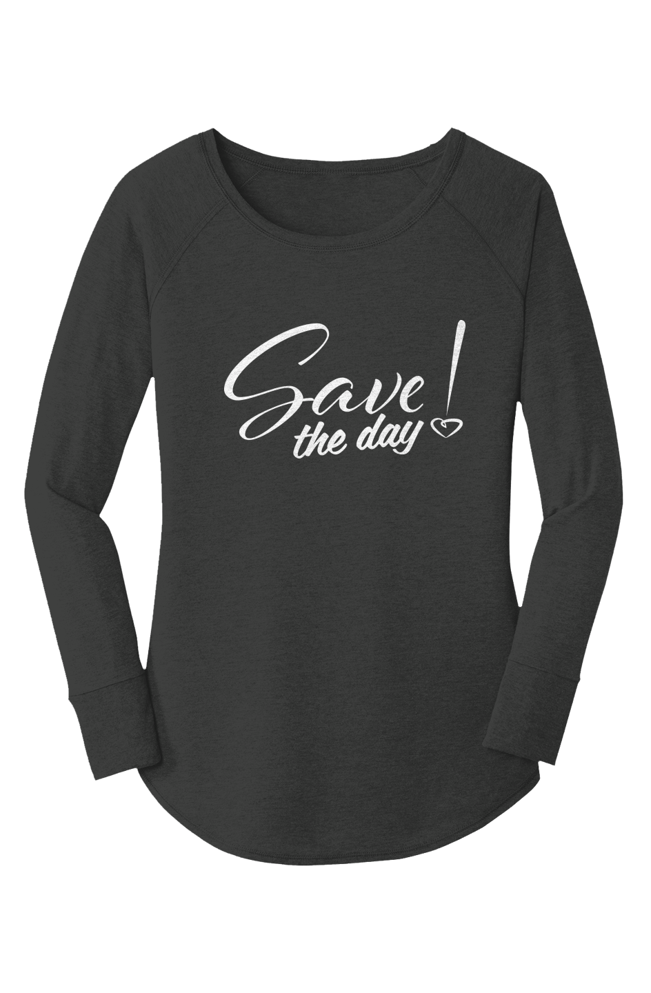 Lady Luck Save The Day Perfect Tri Long Sleeve Tunic Tee